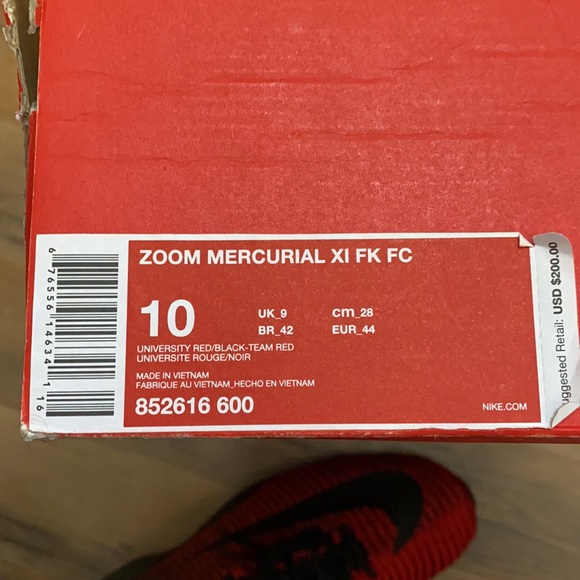 2016 Nike Zoom Mercurial XI FK FC soccer shoes - Picture 12 of 12